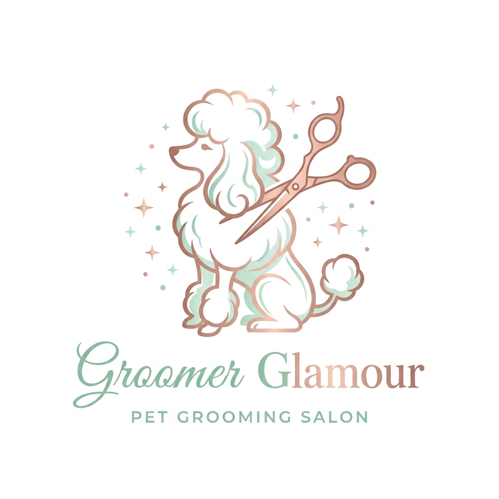 Logo Salon Pielęgnacji i Stylizacji „Groomer Glamour”
