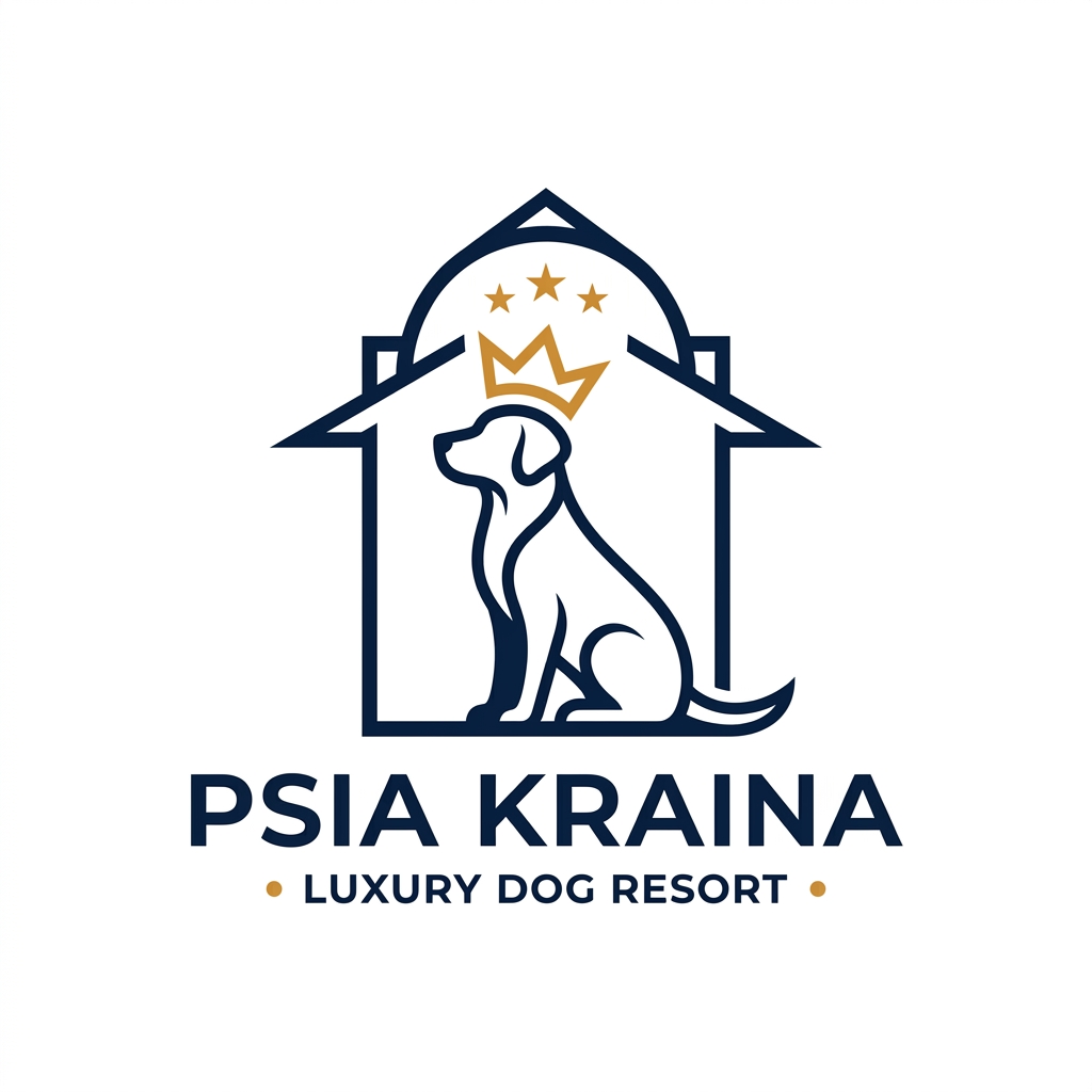 Logo Hotel & Spa dla Psów „Psia Kraina”