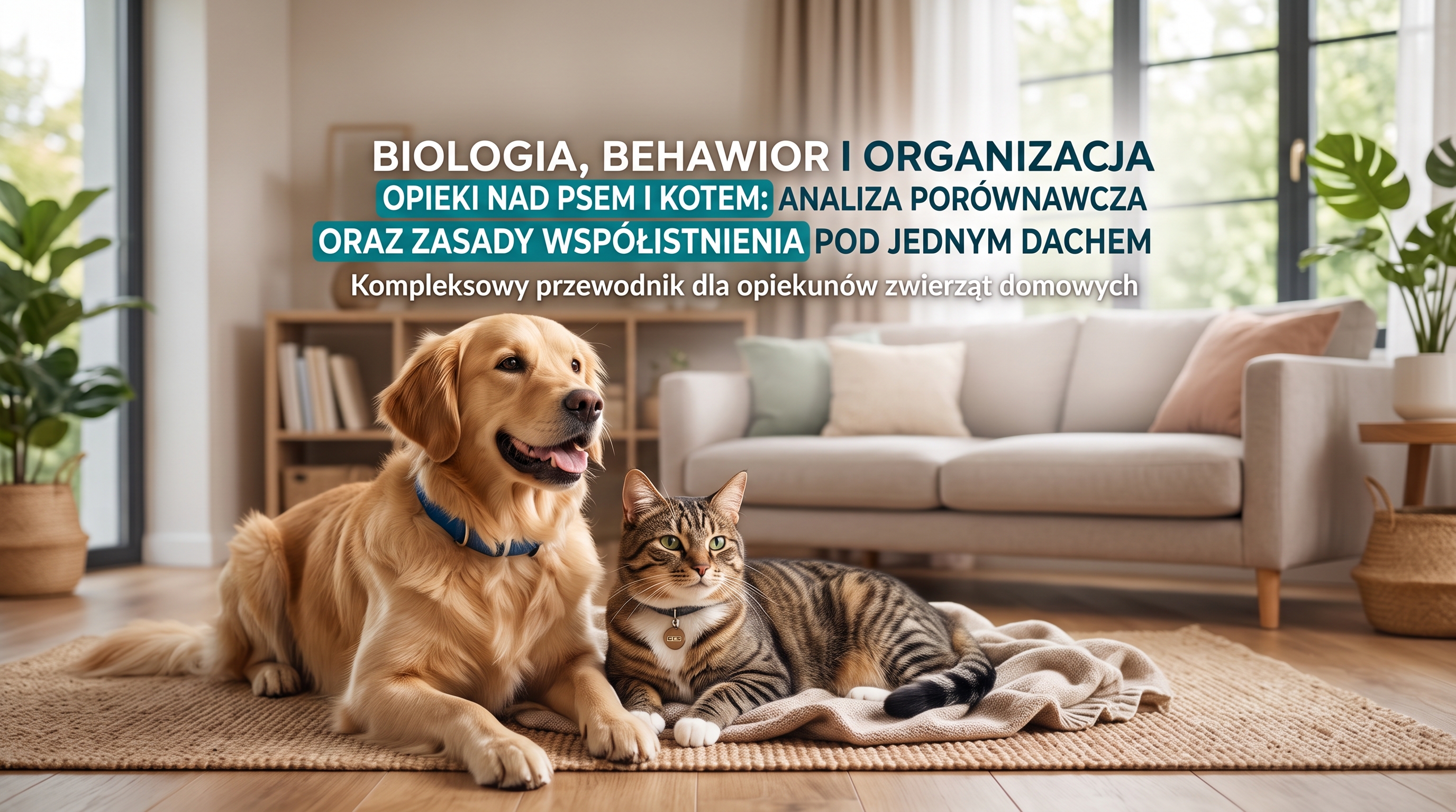Biologia, behawior i organizacja opieki nad psem i kotem: Analiza porównawcza oraz zasady współistnienia pod jednym dachem